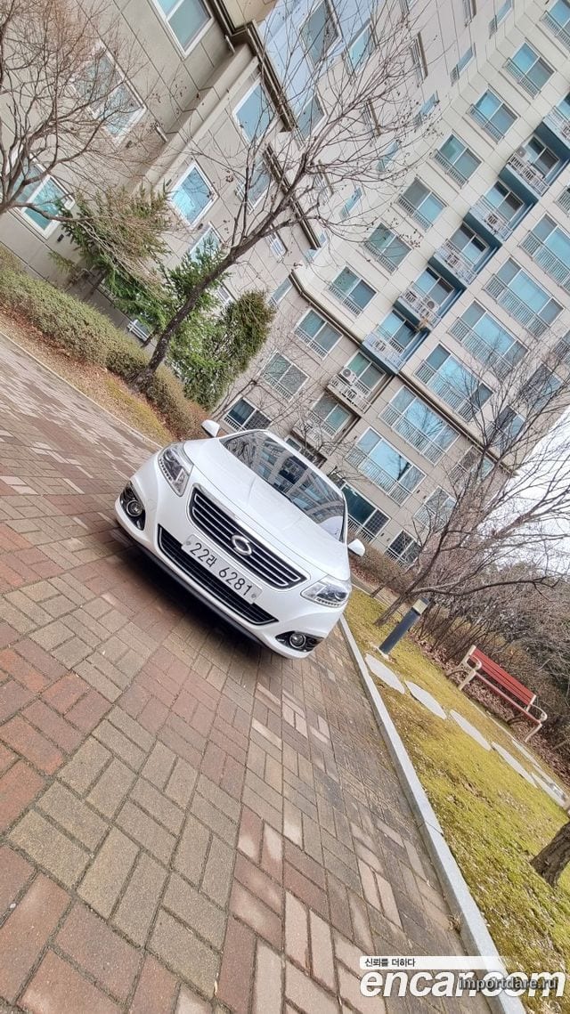 RENAULT KOREA SM5 PLATINUM 2014 — 133 000 км, белый, Корея — под ключ — фото 1