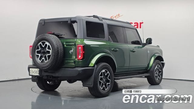 FORD BRONCO 2023 — 30 877 км, зелёный, Корея — под ключ — фото 2