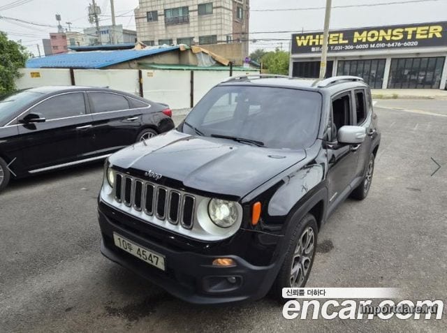 JEEP RENEGADE 2017 — 80 683 км, чёрный, Корея — под ключ — фото 2