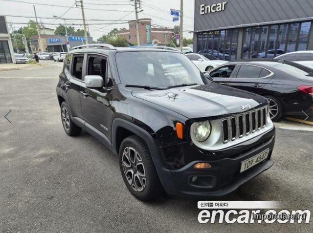 JEEP RENEGADE 2017 — 80 683 км, чёрный, Корея — под ключ — фото 3
