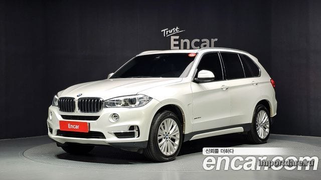 BMW X5 2017 — 114 452 км, белый, Корея — под ключ — фото 1