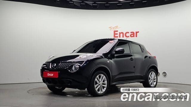 NISSAN JUKE 2014 — 98 076 км, чёрный, Корея — под ключ — фото 1