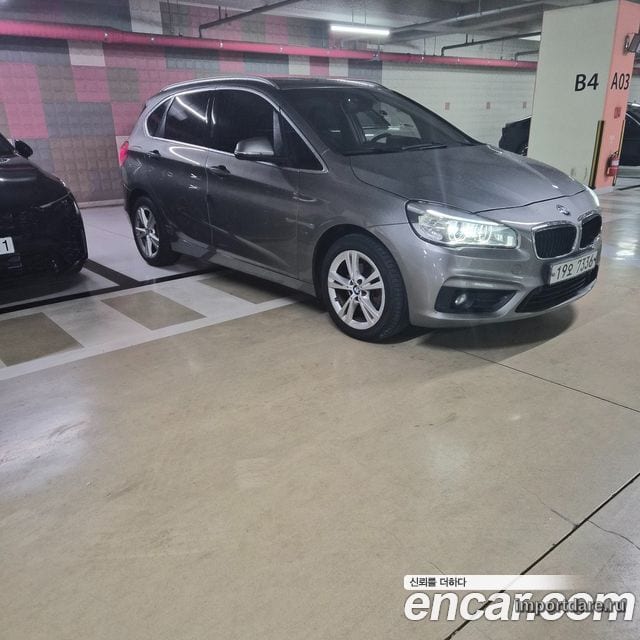 BMW 2 SERIES ACTIVE TOURER 2015 — 134 102 км, серый, Корея — под ключ — фото 1