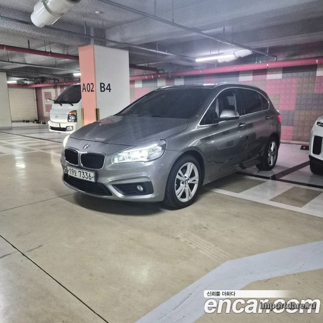 BMW 2 SERIES ACTIVE TOURER 2015 — 134 102 км, серый, Корея — под ключ — фото 2