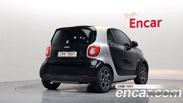 SMART FORTWO COUPE 2016 — 89 383 км, чёрный, Корея — под ключ — фото 2