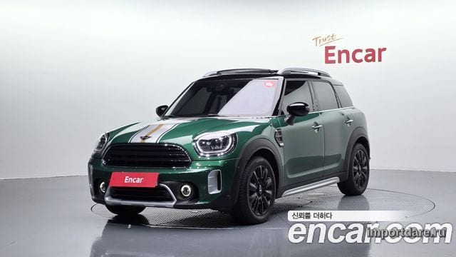 MINI COOPER COUNTRYMAN 2024 — 45 808 км, тёмно-зелёный, Корея — под ключ — фото 1
