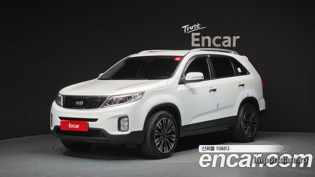 KIA SORENTO R 2013 — 103 436 км, белый, Корея — под ключ — фото 1