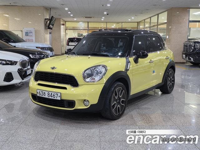 MINI COOPER S COUNTRYMAN 2012 — 149 742 км, жёлтый, Корея — под ключ — фото 1