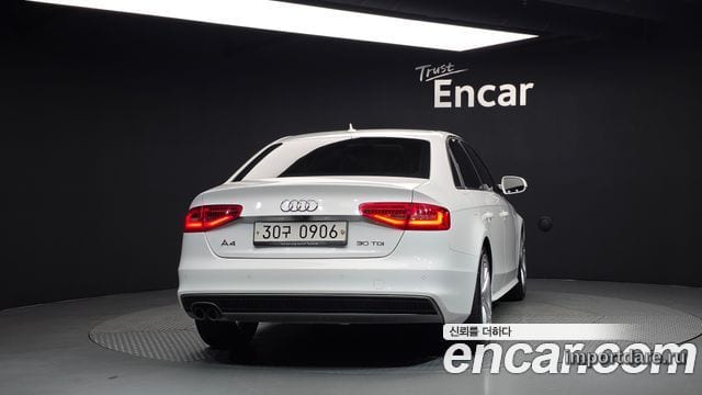 AUDI A4 2016 — 59 315 км, белый, Корея — под ключ — фото 4