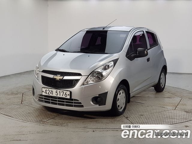 CHEVROLET SPARK 2012 — 62 000 км, серебристый, Корея — под ключ — фото 1