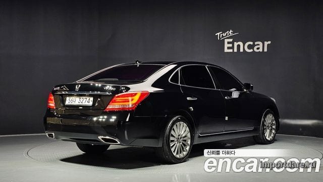 HYUNDAI EQUUS 2015 — 202 455 км, чёрный, Корея — под ключ — фото 2
