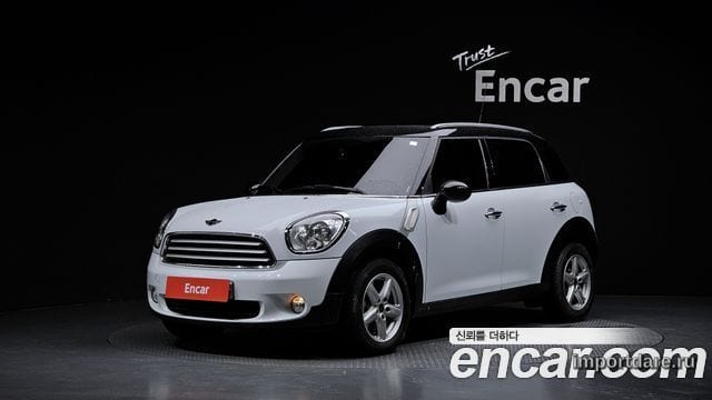 MINI COOPER D COUNTRYMAN 2013 — 91 474 км, белый, Корея — под ключ — фото 1