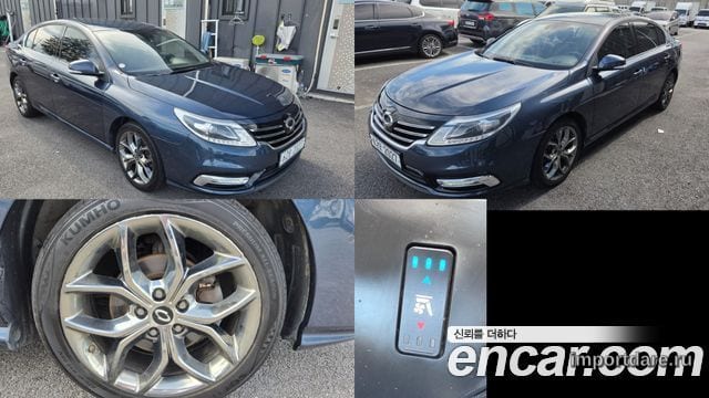 RENAULT KOREA SM5 NOVA 2015 — 175 000 км, синий, Корея — под ключ — фото 1