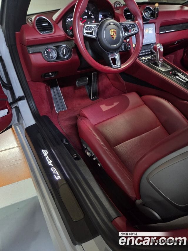 PORSCHE 718 BOXSTER 2021 — 24 000 км, серебристо-серый, Корея — под ключ — фото 5