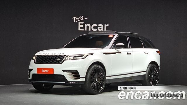 LAND ROVER RANGE ROVER VELAR 2018 — 143 636 км, белый, Корея — под ключ — фото 1