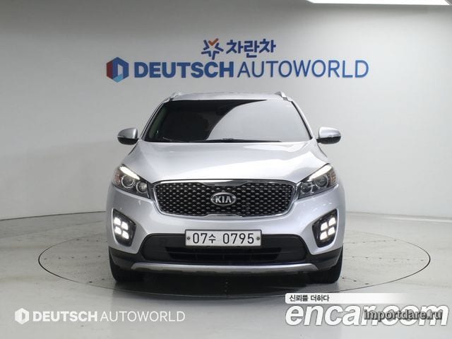 KIA SORENTO 2015 — 221 678 км, серебристый, Корея — под ключ — фото 3