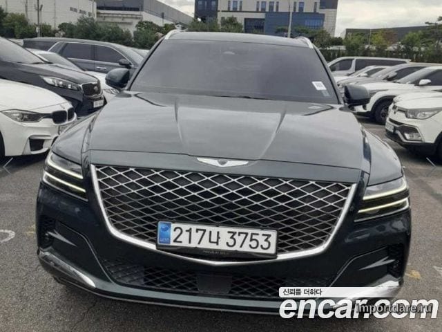 GENESIS GV80 2022 — 169 370 км, тёмно-зелёный, Корея — под ключ — фото 2