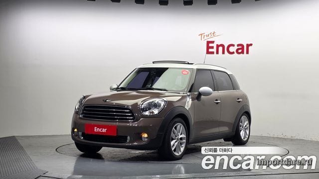 MINI COOPER D COUNTRYMAN 2013 — 129 044 км, коричневый, Корея — под ключ — фото 1