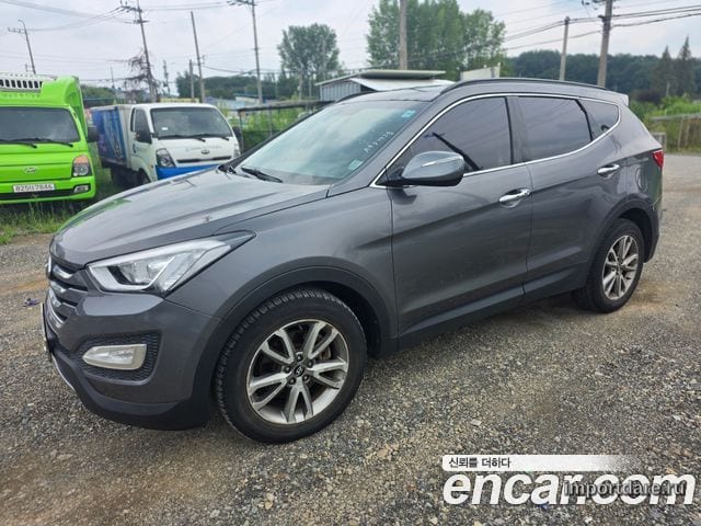 HYUNDAI SANTA FE 2014 — 280 000 км, серый, Корея — под ключ — фото 2