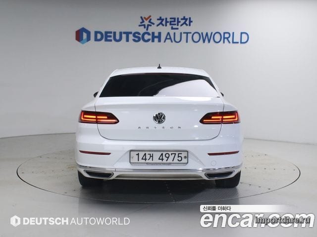 VOLKSWAGEN ARTEON 2019 — 253 000 км, белый, Корея — под ключ — фото 4