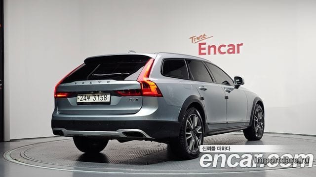 VOLVO V90 CROSS COUNTRY 2018 — 190 705 км, серебристо-серый, Корея — под ключ — фото 2