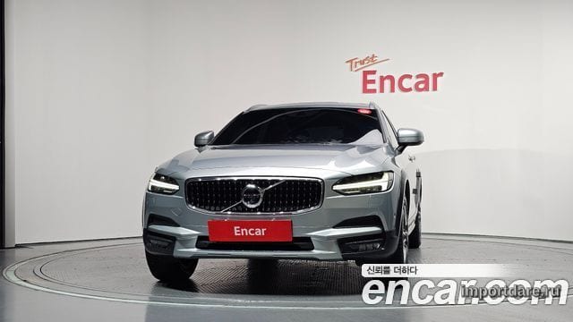 VOLVO V90 CROSS COUNTRY 2018 — 190 705 км, серебристо-серый, Корея — под ключ — фото 3