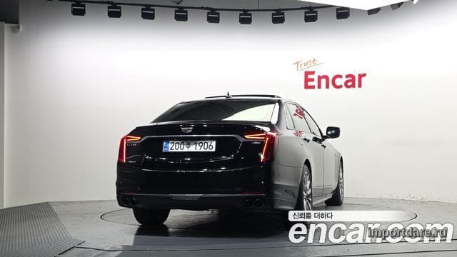 CADILLAC CT6 2019 — 99 577 км, чёрный, Корея — под ключ — фото 4