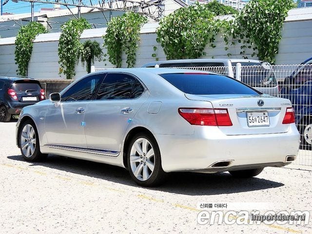 LEXUS LS600HL 2008 — 131 541 км, серебристый, Корея — под ключ — фото 3