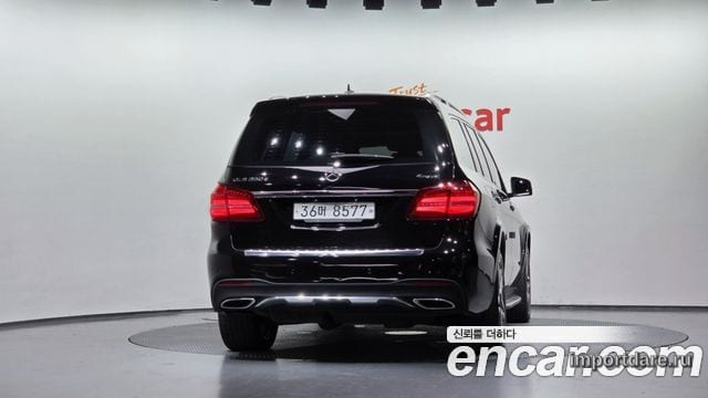MERCEDES-BENZ GLS-CLASS X166 2018 — 170 964 км, чёрный, Корея — под ключ — фото 4