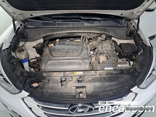 HYUNDAI SANTA FE 2015 — 140 240 км, белый, Корея — под ключ — фото 6