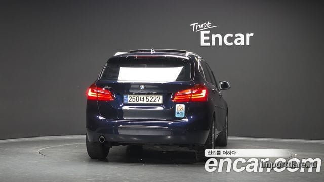 BMW 2 SERIES ACTIVE TOURER 2016 — 95 643 км, синий, Корея — под ключ — фото 4