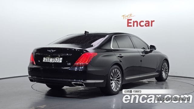 GENESIS EQ900 2016 — 223 452 км, чёрный, Корея — под ключ — фото 2