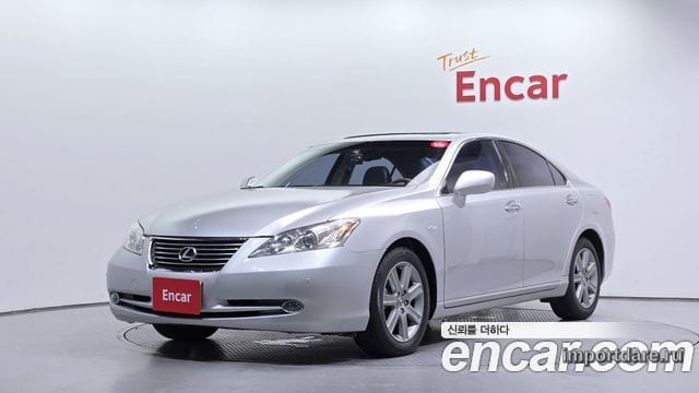 LEXUS ES350 2009 — 37 142 км, серебристо-серый, Корея — под ключ — фото 1