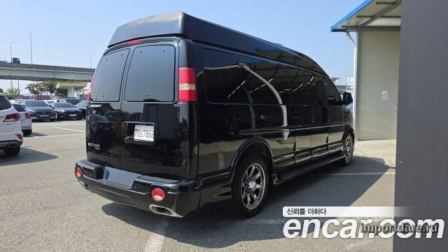 CHEVROLET EXPRESS VAN 2014 — 170 784 км, чёрный, Корея — под ключ — фото 3