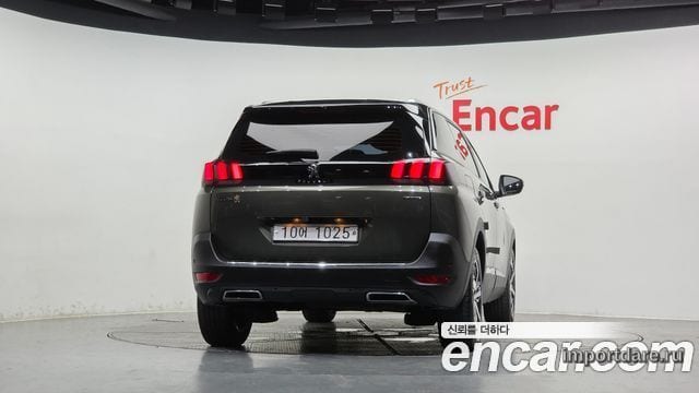 PEUGEOT 5008 2019 — 95 554 км, светло-золотистый, Корея — под ключ — фото 4