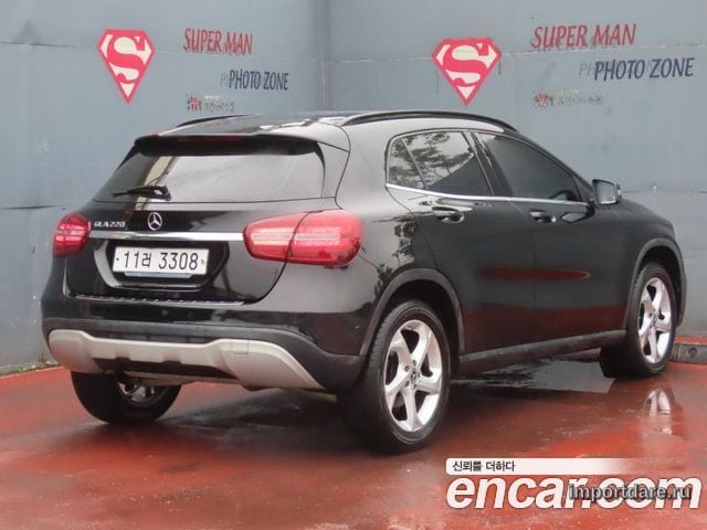 MERCEDES-BENZ GLA-CLASS X156 2019 — 87 536 км, чёрный, Корея — под ключ — фото 3