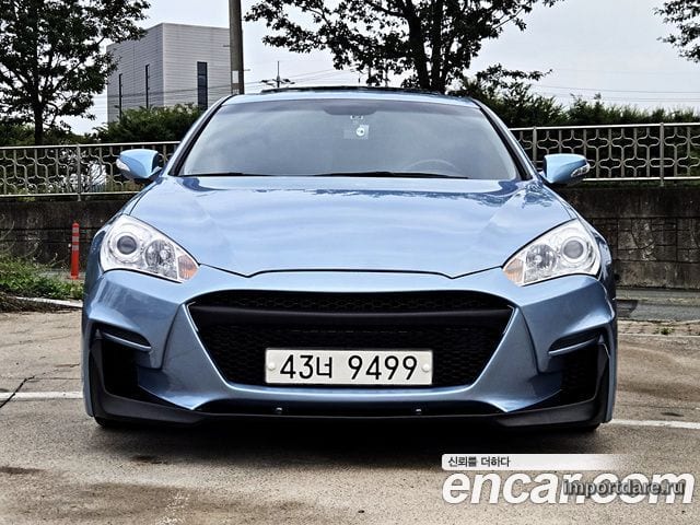 HYUNDAI GENESIS COUPE 2010 — 96 500 км, голубой, Корея — под ключ — фото 3