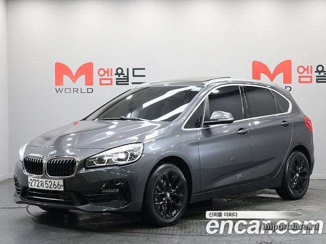 BMW 2 SERIES ACTIVE TOURER 2020 — 60 251 км, серый, Корея — под ключ — фото 1