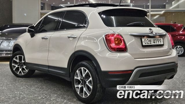 FIAT 500X 2016 — 50 645 км, белый-перламутр, Корея — под ключ — фото 2