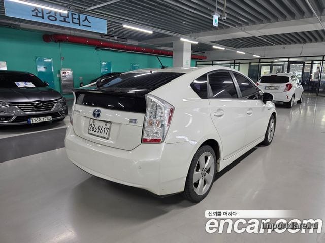 TOYOTA PRIUS 2011 — 352 330 км, белый, Корея — под ключ — фото 4