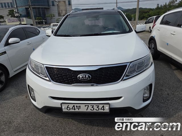 KIA SORENTO R 2014 — 153 760 км, белый, Корея — под ключ — фото 1