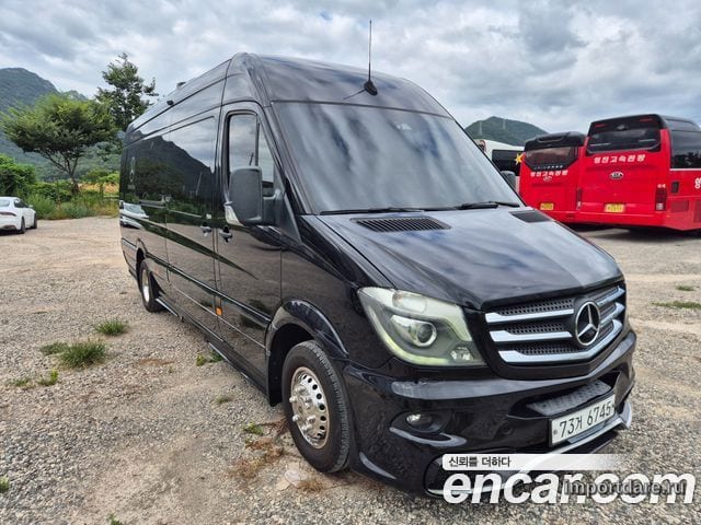 MERCEDES-BENZ SPRINTER 2018 — 236 470 км, чёрный, Корея — под ключ — фото 1