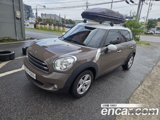 MINI COOPER D COUNTRYMAN 2015 — 100 000 км, коричневый, Корея — под ключ — фото 1