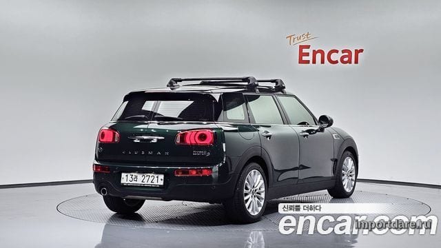 MINI COOPER D CLUBMAN 2019 — 104 932 км, тёмно-зелёный, Корея — под ключ — фото 1