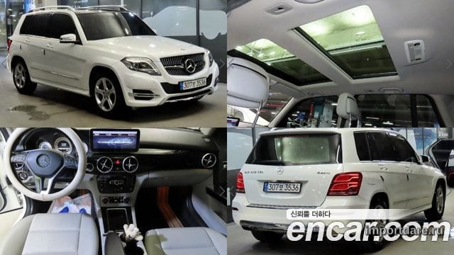 MERCEDES-BENZ GLK-CLASS X204 2013 — 154 778 км, белый, Корея — под ключ — фото 1