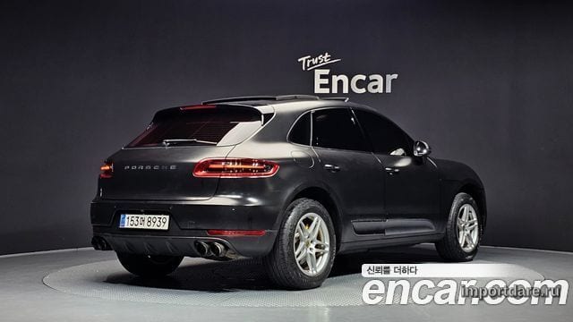 PORSCHE MACAN 2015 — 194 180 км, чёрный, Корея — под ключ — фото 2