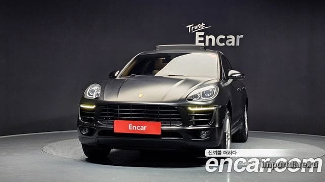 PORSCHE MACAN 2015 — 194 180 км, чёрный, Корея — под ключ — фото 3