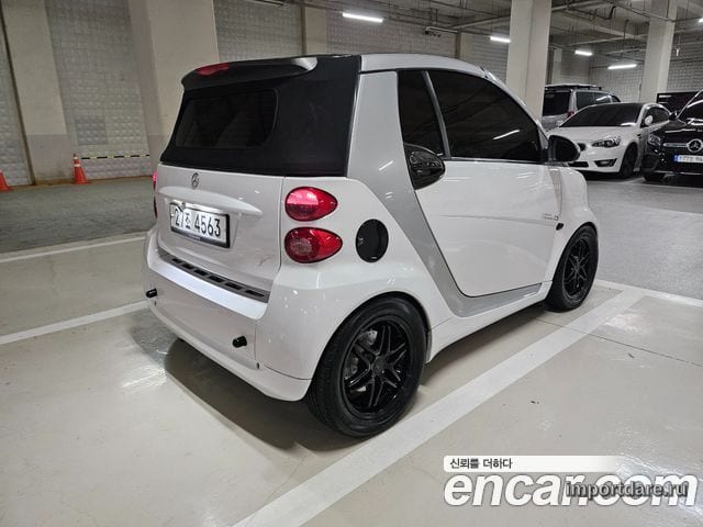 SMART FORTWO CABRIO 2010 — 216 200 км, белый, Корея — под ключ — фото 2