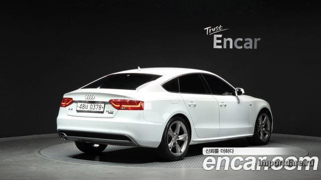 AUDI A5 2016 — 303 284 км, белый, Корея — под ключ — фото 2