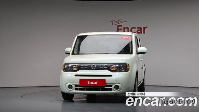 NISSAN CUBE 2011 — 184 636 км, белый-перламутр, Корея — под ключ — фото 3